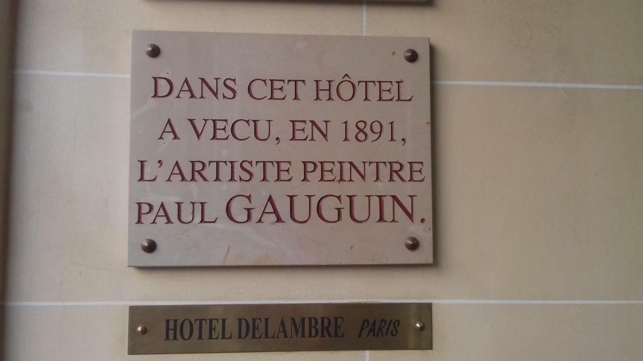 Hotel Delambre Paris Eksteriør billede